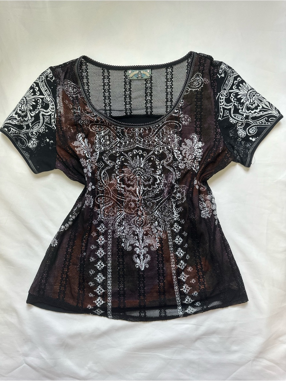 Vanilla Sugar Vintage Y2K Vanilla Sugar Top With Bling - Size Large